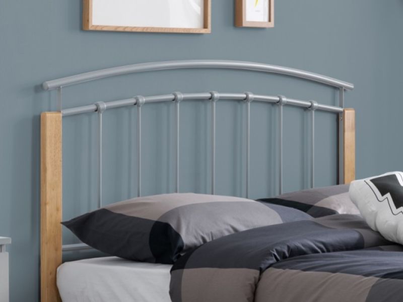Birlea Tetras 5ft Kingsize Silver Metal Bed Frame