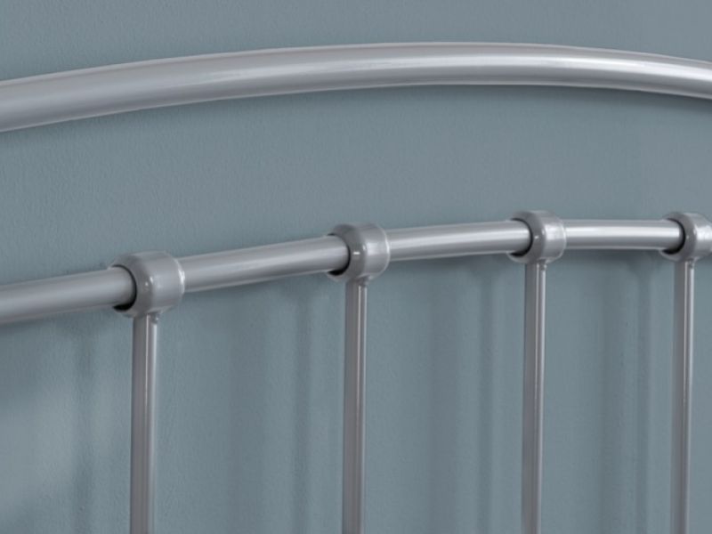 Birlea Tetras 5ft Kingsize Silver Metal Bed Frame
