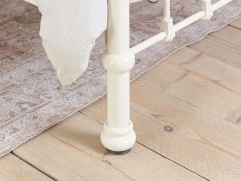 Birlea Bronte 5ft Kingsize Cream Metal Bed Frame