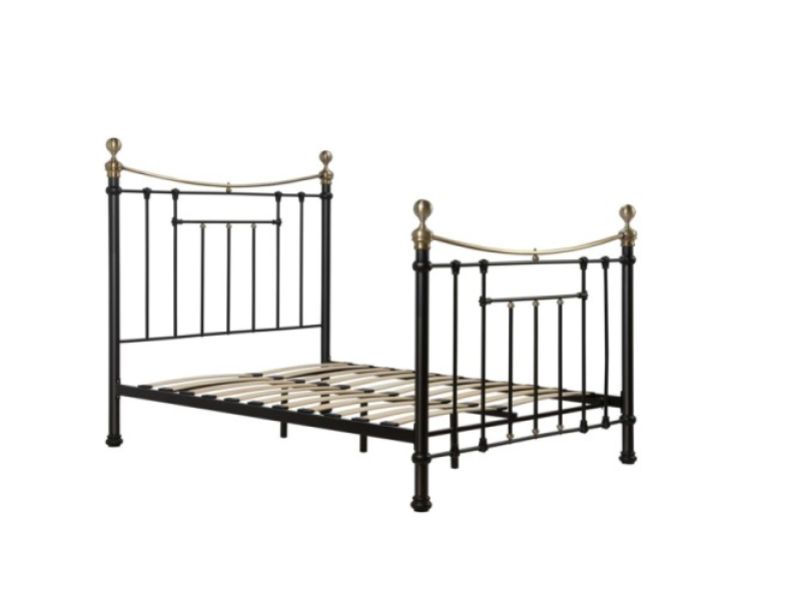 Birlea Bronte 5ft Kingsize Black Metal Bed Frame