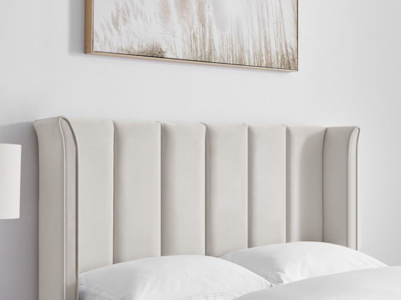Limelight Polaris 4ft6 Double Natural Fabric Ottoman Bed Frame