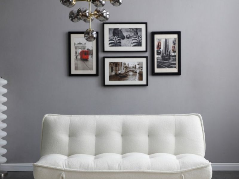 Limelight Remi Sofa Bed In Cream Fabric