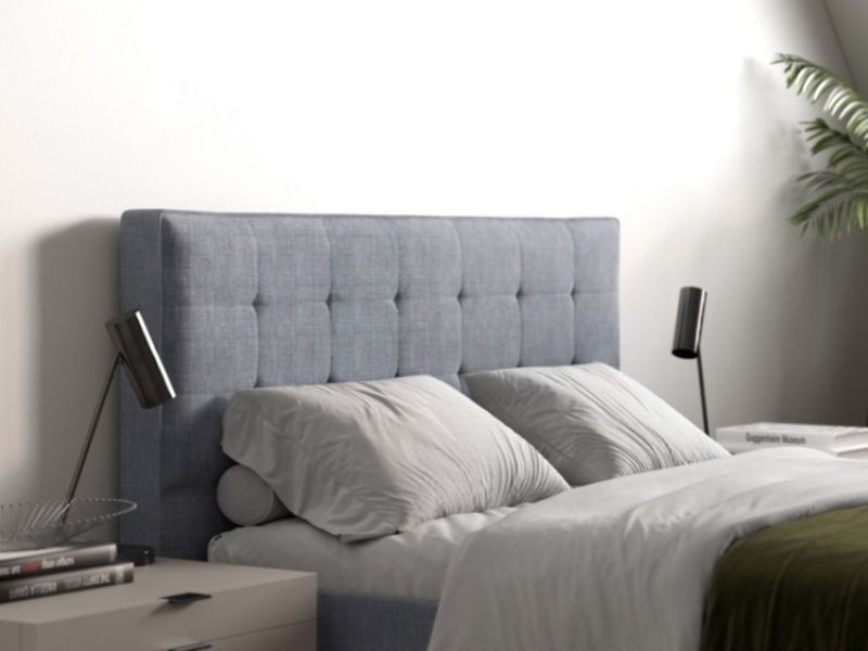 Flair Furnishings Perth 5ft Kingsize Grey Fabric Bed Frame