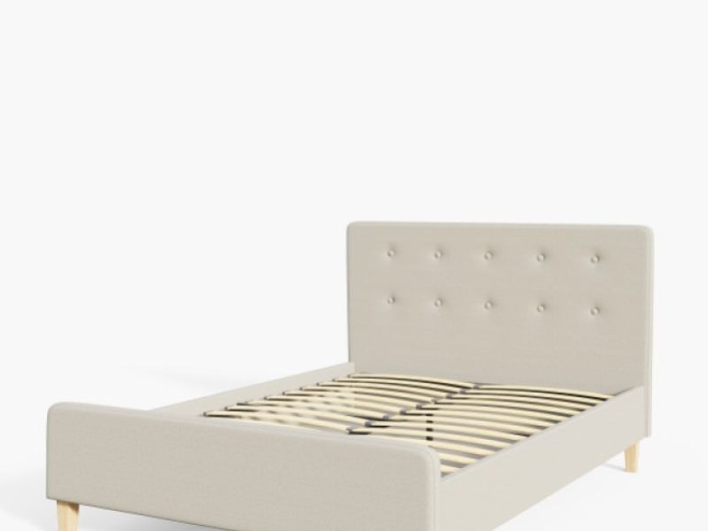 GFW Ashbourne 4ft6 Double Natural Fabric Bed Frame