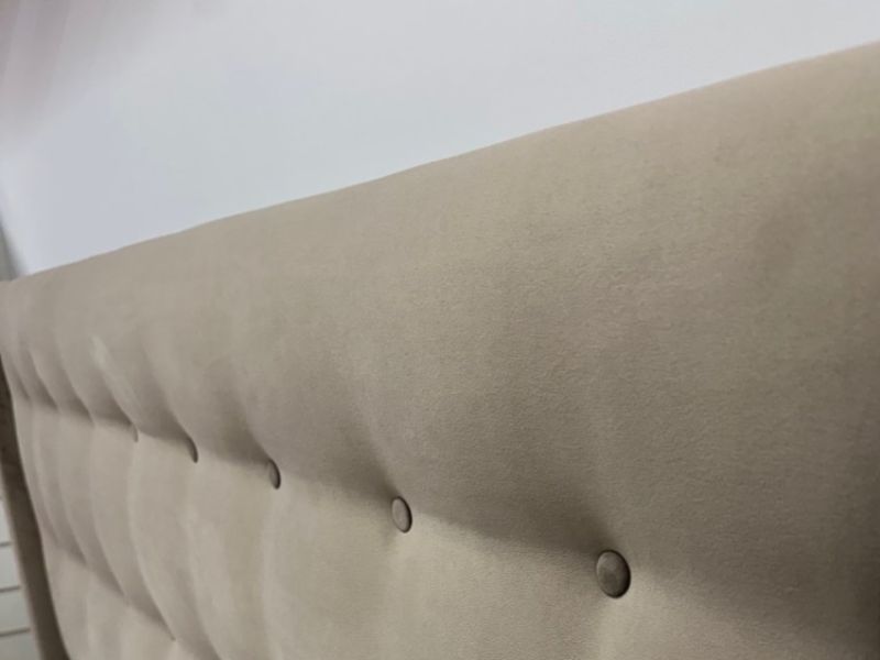 STORE CLEARANCE Silentnight Astral 6ft Superkingsize 3000 Mirapocket 4 Drawer Divan Bed And Bloomsbury Headboard In Mink