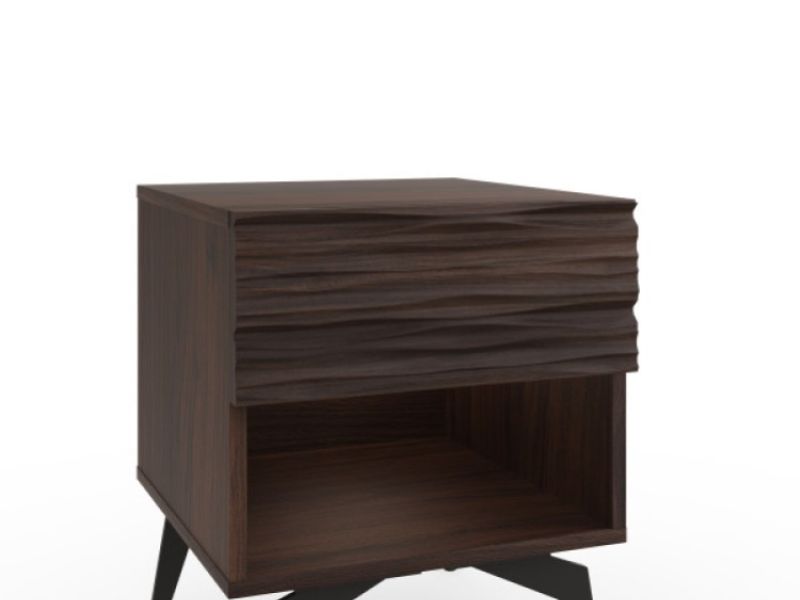 GFW Bantham Lamp Table Dark Walnut