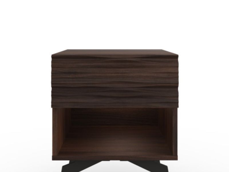 GFW Bantham Lamp Table Dark Walnut
