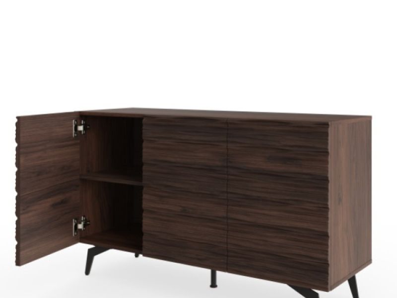 GFW Bantham Large Sideboard Dark Walnut