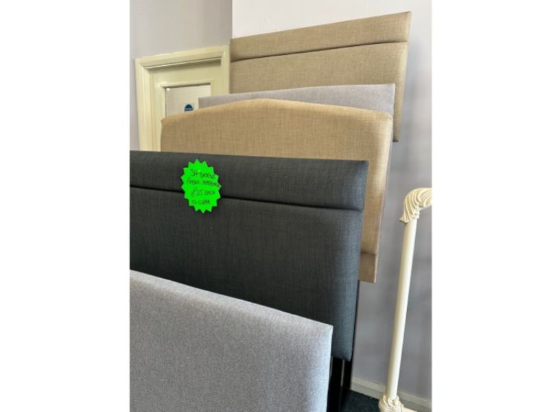 STORE CLEARANCE 3ft Single Fabric Headboards