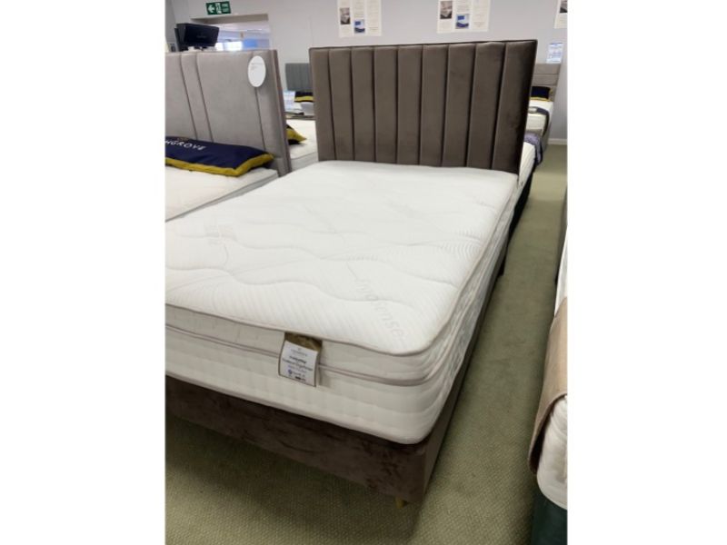 STORE CLEARANCE Ventnor 2000 Pocket 4ft6 Double Shallow Base Bed With Headboard