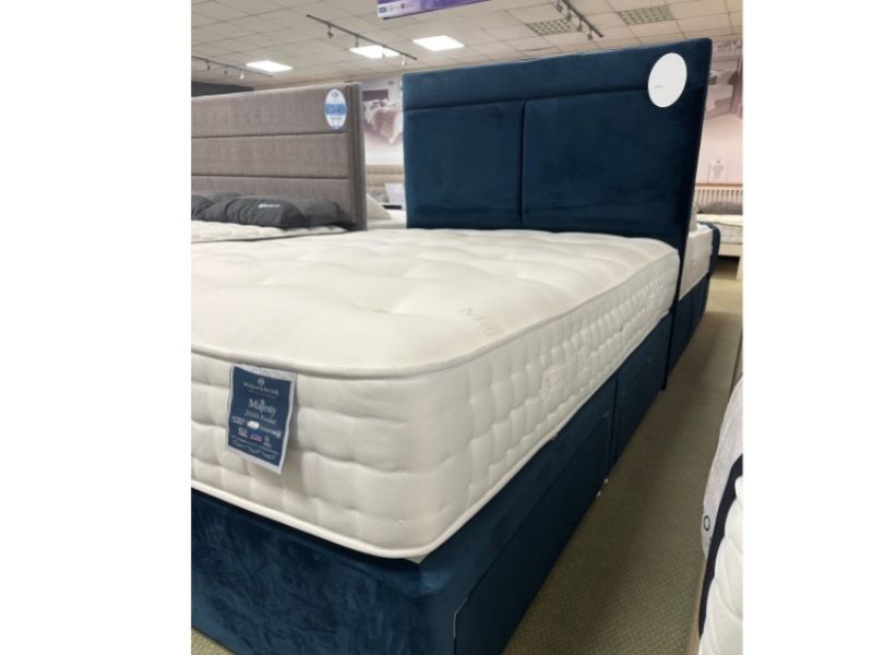STORE CLEARANCE Majesty 2000 Pocket 4ft6 Double 2 Plus 2 Drawer Bed With Deluxe Headboard