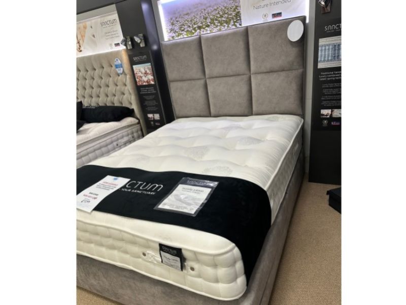 STORE CLEARANCE Sanctum Stately 14000 Pocket 5ft Kingsize 2 Drawer Bed With Headboard