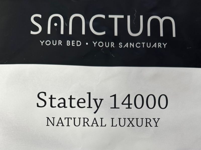 STORE CLEARANCE Sanctum Stately 14000 Pocket 5ft Kingsize 2 Drawer Bed With Headboard