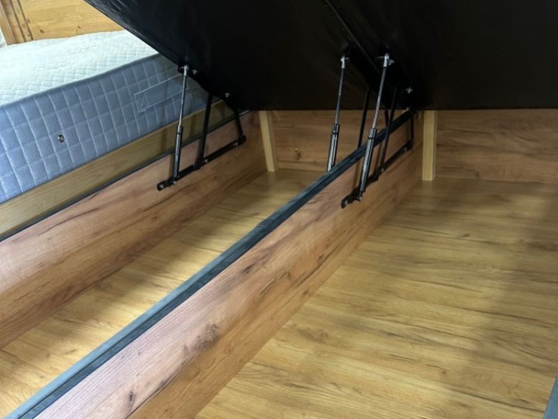 4ft Small Double End Lift Ottoman Bed Base (Choice Of Colours)