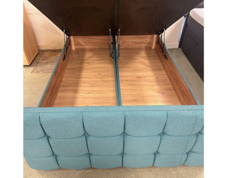 4ft Small Double End Lift Ottoman Bed Base (Choice Of Colours)