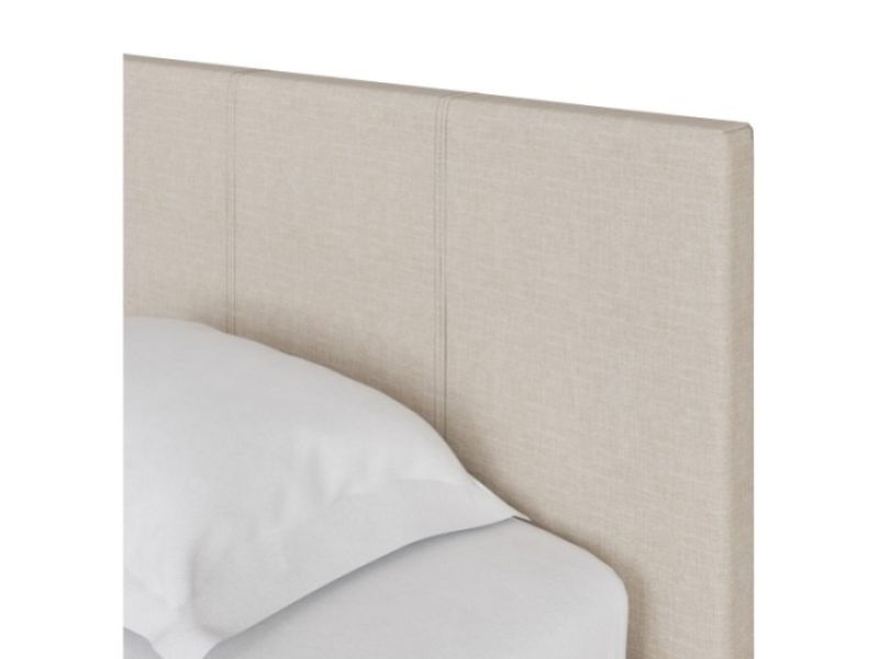 GFW End Lift Ottoman 3ft Single Natural Fabric Bed Frame