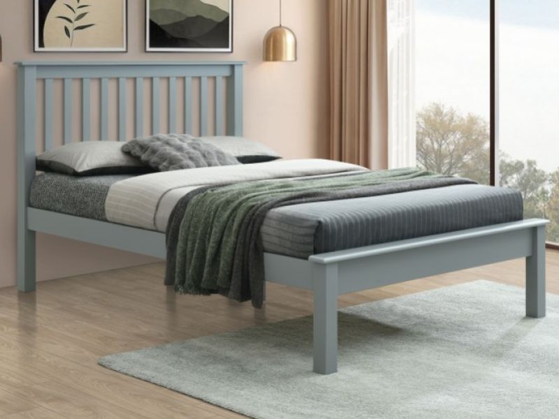 Flintshire Rossett 5ft Kingsize Grey Wooden Bed Frame