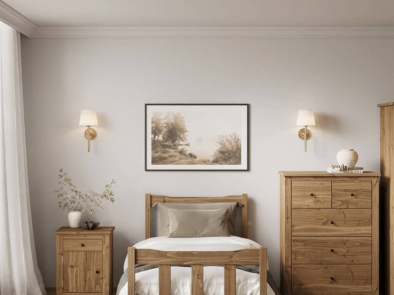 LPD Havana 3ft Single Pine Wooden Bed Frame