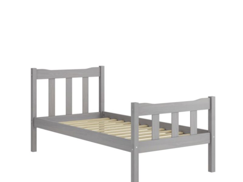LPD Havana 3ft Single Grey Wooden Bed Frame