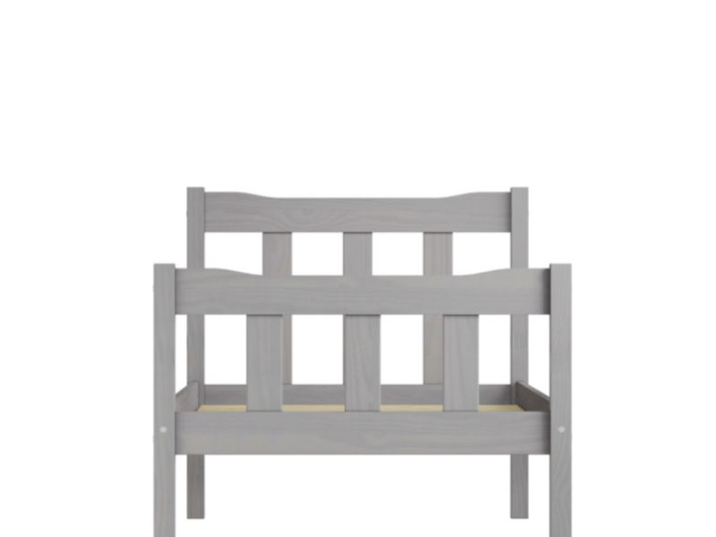 LPD Havana 3ft Single Grey Wooden Bed Frame