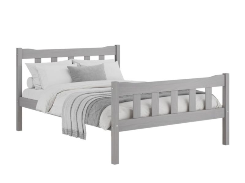 LPD Havana 5ft Kingsize Grey Wooden Bed Frame