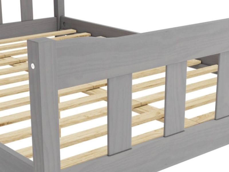 LPD Havana 4ft6 Double Grey Wooden Bed Frame