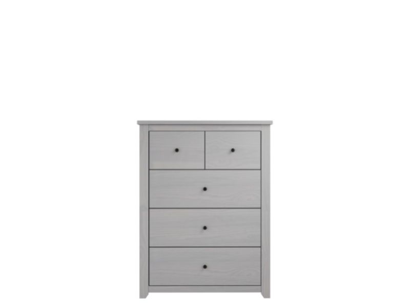 LPD Havana Pine 3 Plus 2 Drawer Chest In Grey