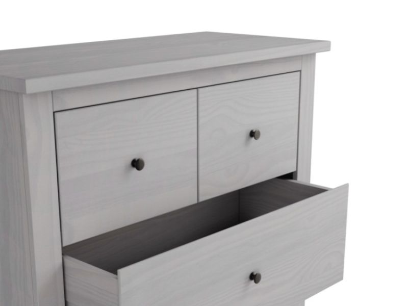 LPD Havana Pine 3 Plus 2 Drawer Chest In Grey