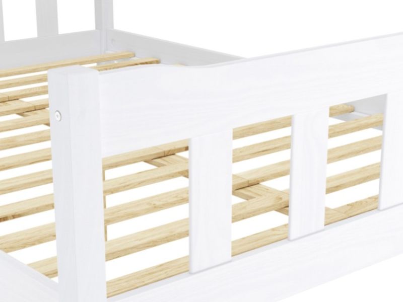 LPD Havana 5ft Kingsize White Wooden Bed Frame