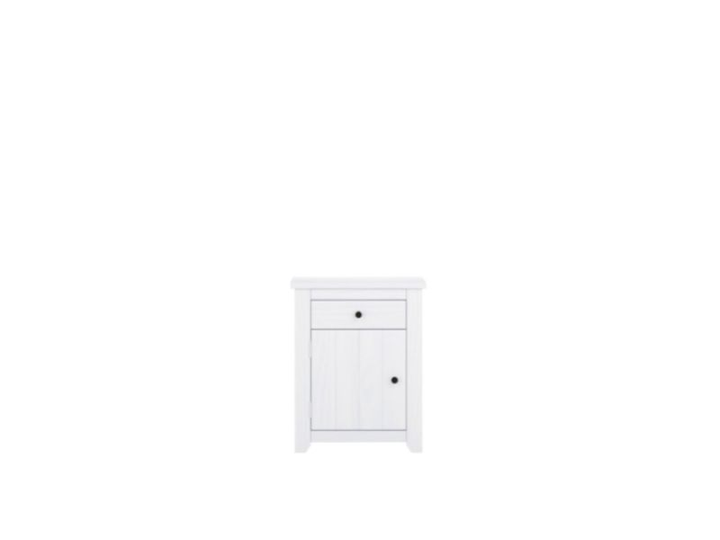 LPD Havana Pine Bedside In White