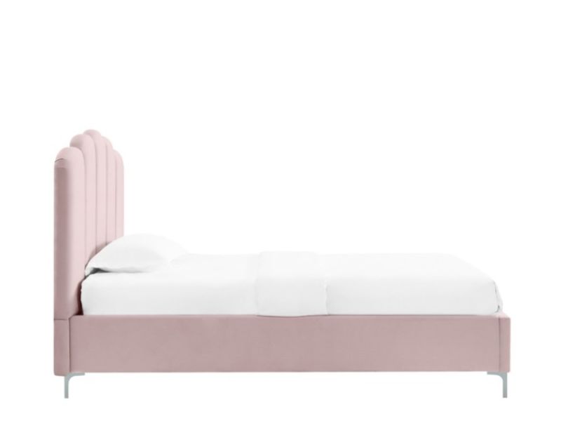 LPD Willow 3ft Single Pink Fabric Bed Frame