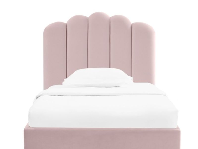 LPD Willow 3ft Single Pink Fabric Bed Frame