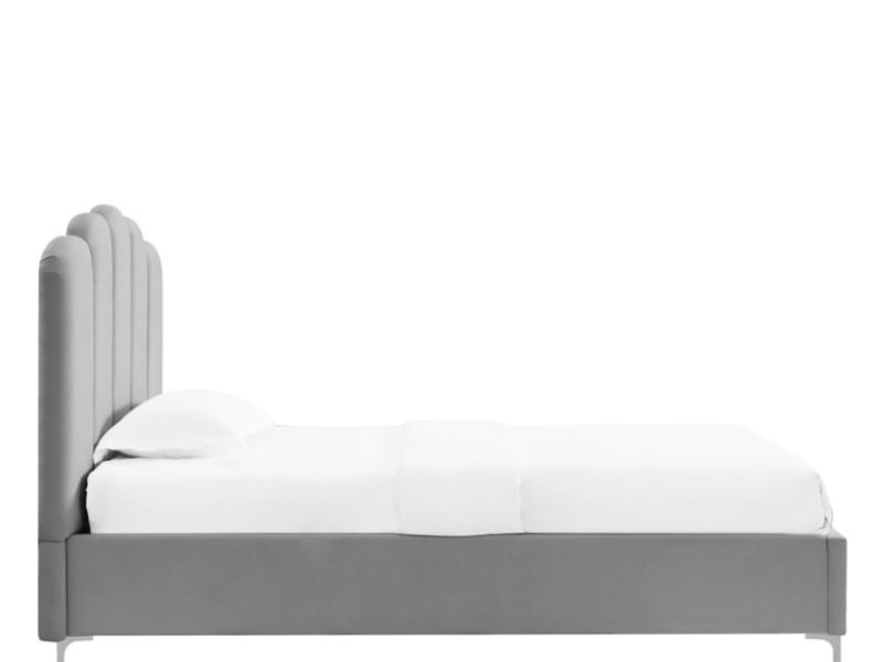 LPD Willow 3ft Single Silver Fabric Bed Frame