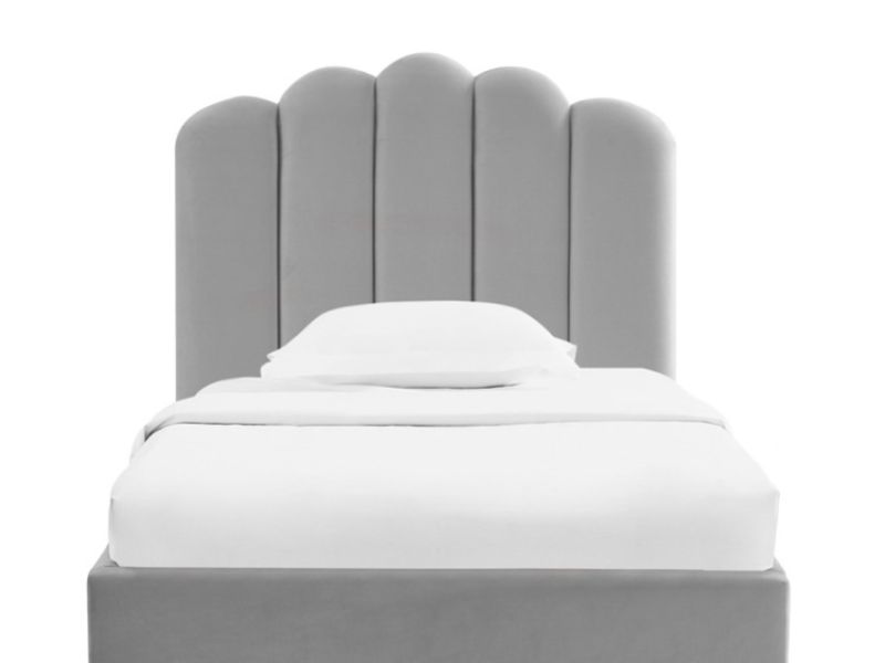 LPD Willow 3ft Single Silver Fabric Bed Frame