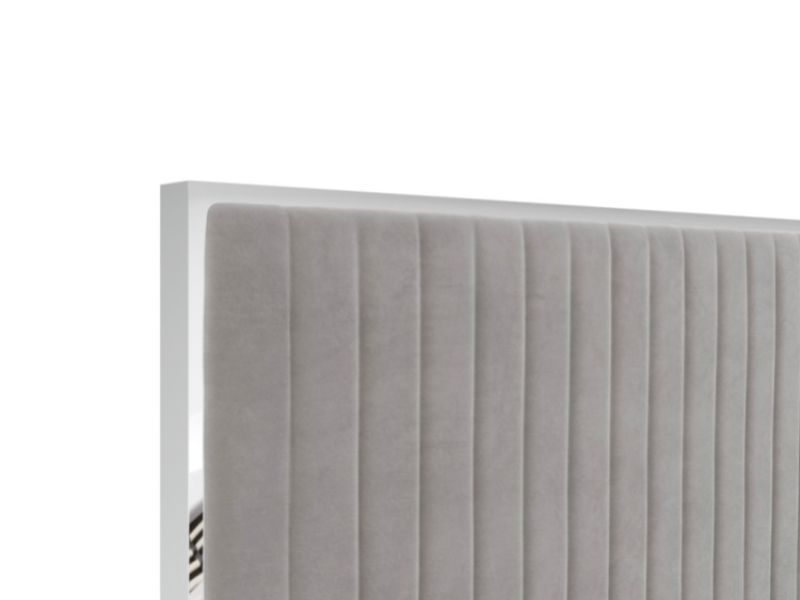 LPD Berkeley 4ft6 Double Mink Grey Fabric Bed Frame