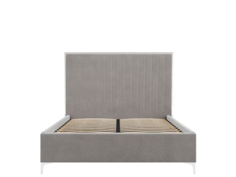 LPD Berkeley 5ft Kingsize Mink Grey Fabric Bed Frame