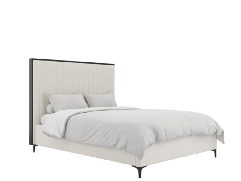 LPD Berkeley 4ft6 Double Cream Fabric Bed Frame