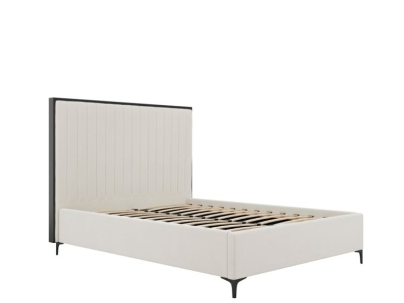 LPD Berkeley 4ft6 Double Cream Fabric Bed Frame