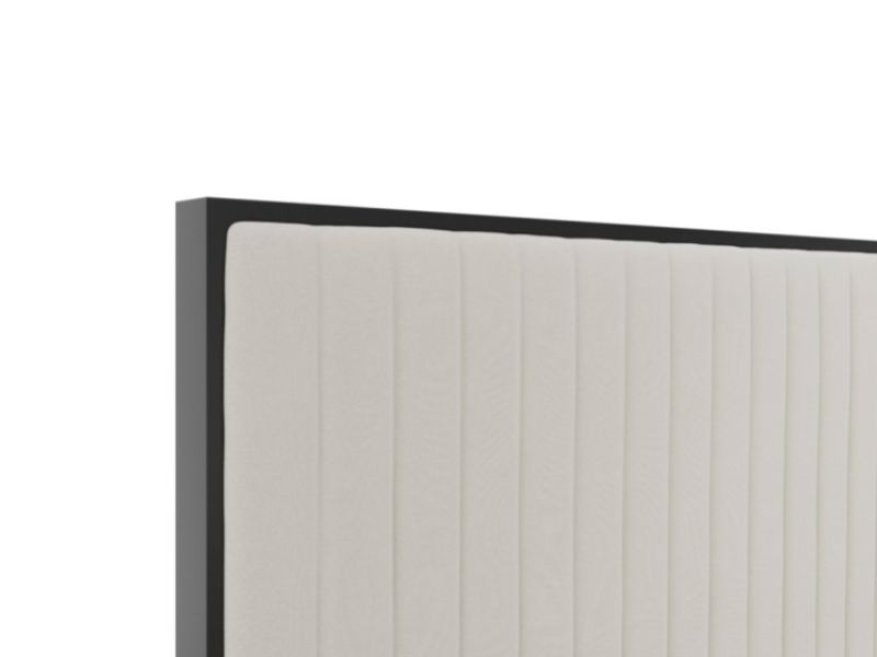 LPD Berkeley 4ft6 Double Cream Fabric Bed Frame