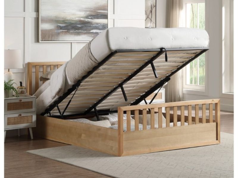 Flintshire Alyn 5ft Kingsize Wooden Ottoman Bed Frame