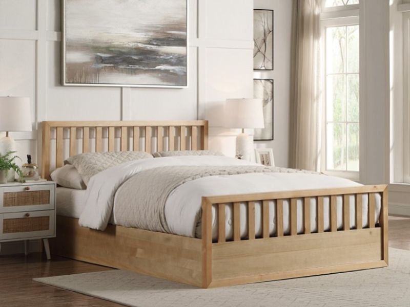 Flintshire Alyn 4ft6 Double Wooden Ottoman Bed Frame