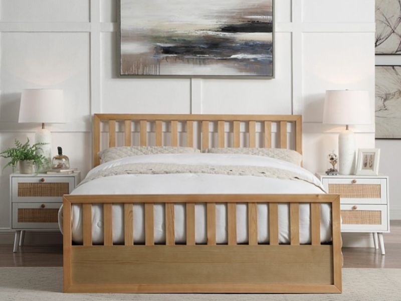 Flintshire Alyn 5ft Kingsize Wooden Ottoman Bed Frame