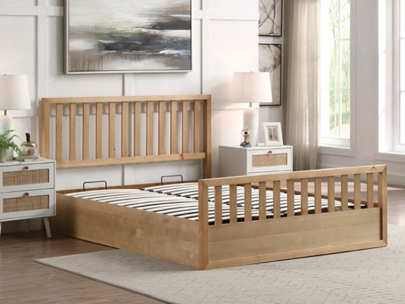 Flintshire Alyn 4ft6 Double Wooden Ottoman Bed Frame
