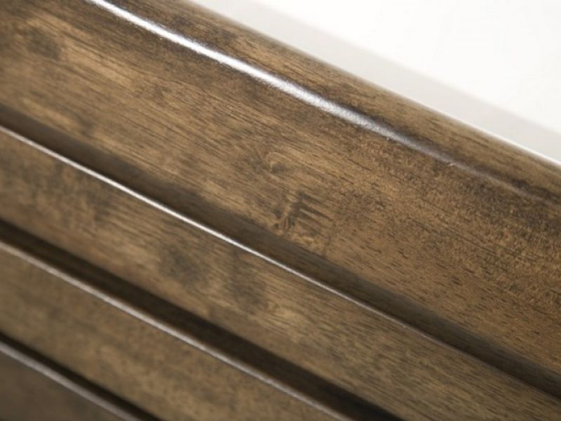 Serene Zahra Walnut 4ft6 Double Wooden Bed Frame