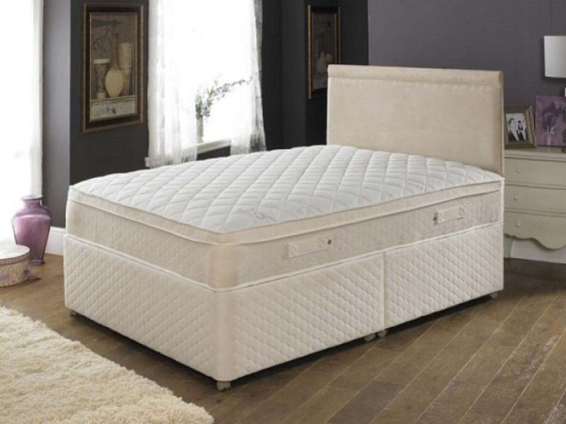 Joseph Pillowtalk Memory 6ft Super King Size Open Coil (Bonnell) Spring with Memory Foam Divan Bed