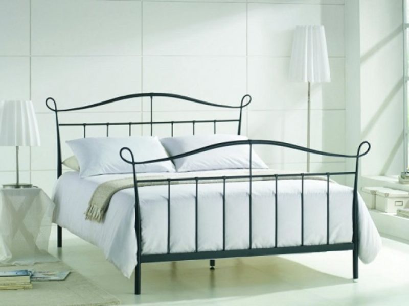 Joseph Senna 5ft King Size Black Metal Bed Frame