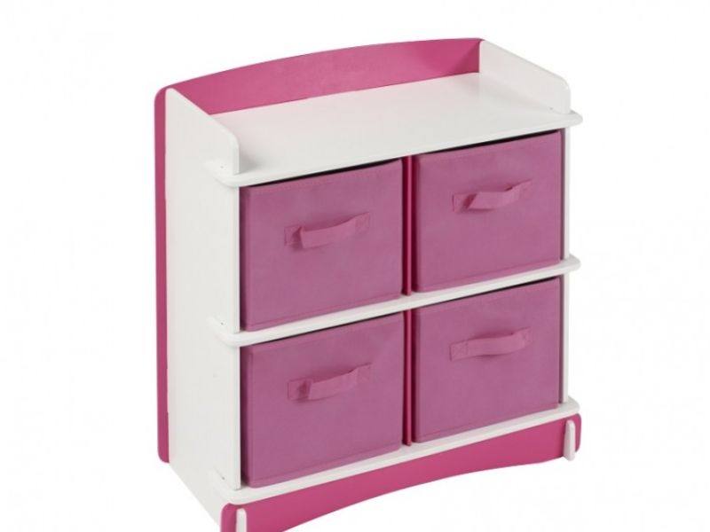 Kidsaw Blush Fun 4 Drawer Storage Unit