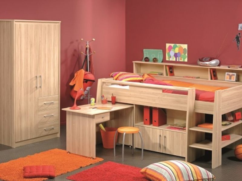 Parisot Thuka Beds Kurt 1 Childrens Mid Sleeper Bed Frame