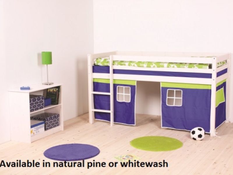 Thuka Hit 13 Childrens Mid Sleeper Bed Frame Available in Natural