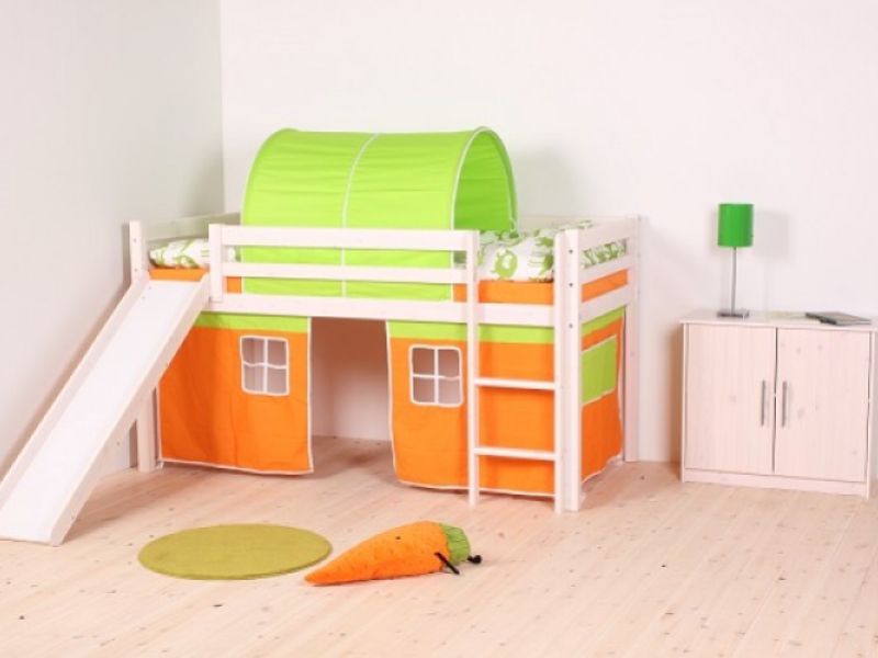 Thuka Hit 22 Childrens Mid Sleeper Bed Frame Available in Natural or Whitewash